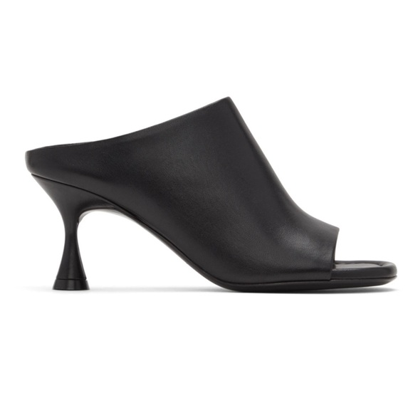 Acne Studios Heeled Mule Slip On Sandal - Picture 1 of 7